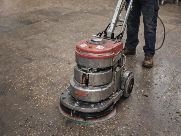 Professional commercial floor polishing equipment
